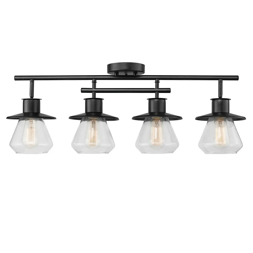 Nate 4 Light Dark Bronze Track Lighting Kit 59530 16 340