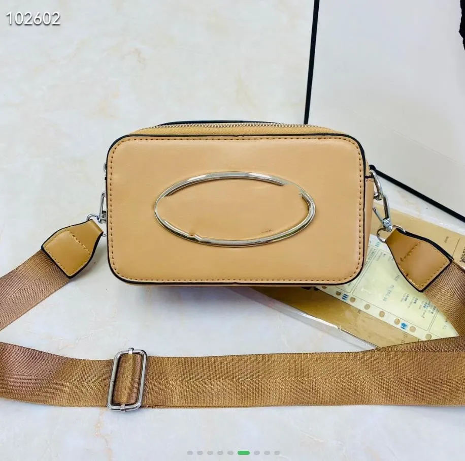 Nuova sacca per fotocamera a colori Candy Colore Wide Ribbon Crossbody Borse Croce Contrasto Colore Borte Cross-Border Woms