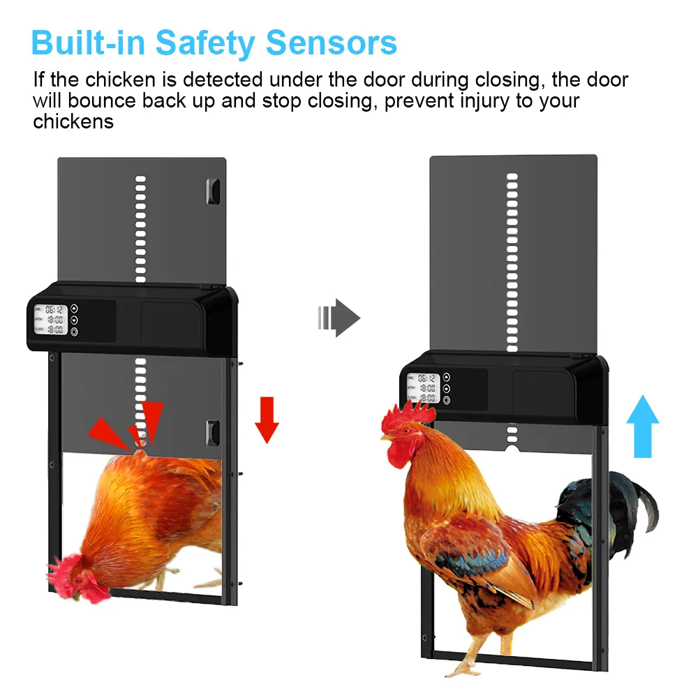 Poultry Timer Automatic Chicken Coop Door Timer & Egg Incubator - Premium Poultry ...