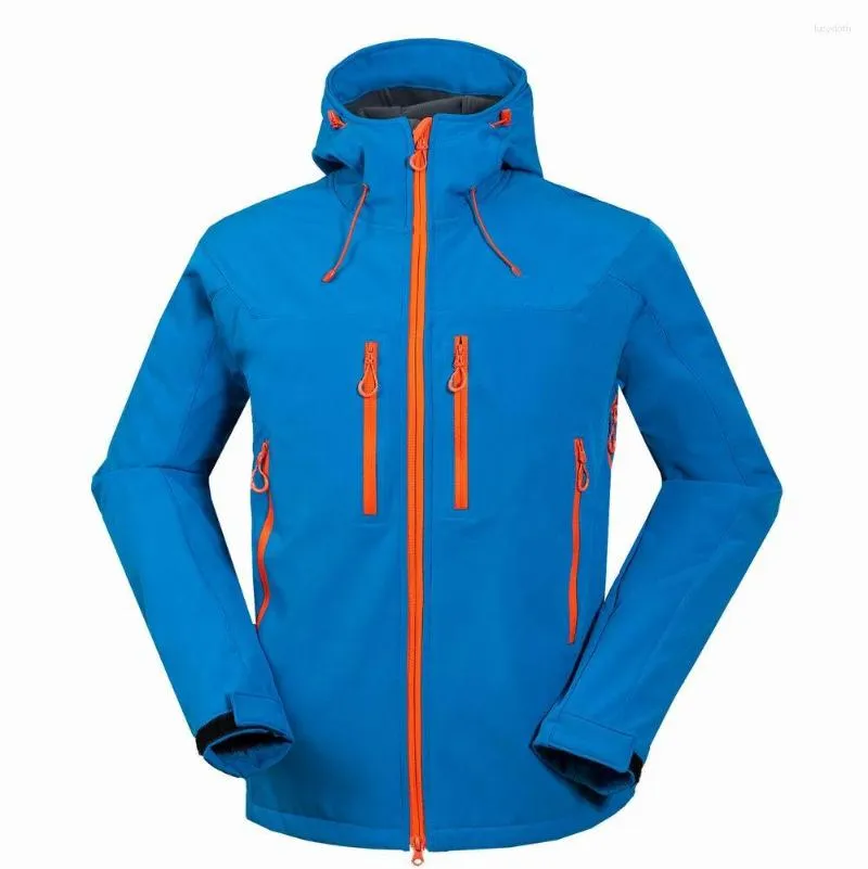 Men's Jackets Mens Outdoor Windbreaker Waterproof Softshell Jacket With Good Qality Size S-XXL 1652