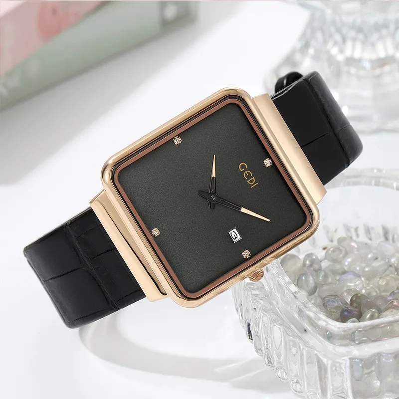 Montre pour femme montres de haute qualité de luxe mode Quartz-batterie édition limitée montre en cuir étanche