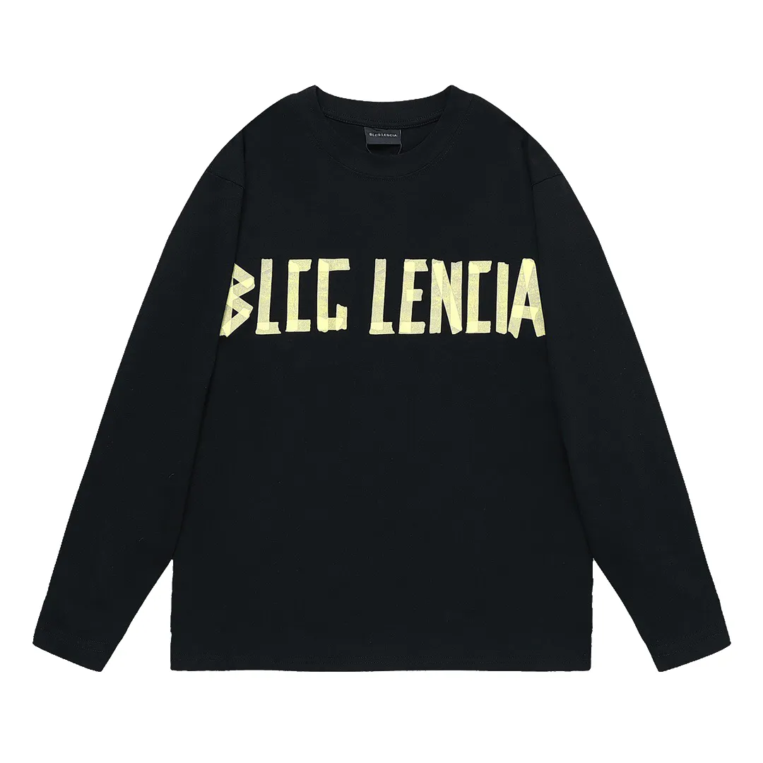 BLCG Lencia unissex Autumn Winter Oversize Hoodies mensagens de ginástica compacta de tecido de tecido essencial