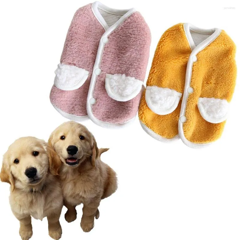 Hundekleidung Mode XS-XL Schafmuster warmes Fleece für kleine mittlere Versorgung Katzenkostüm Haustier Wintermantel Welpe Weste