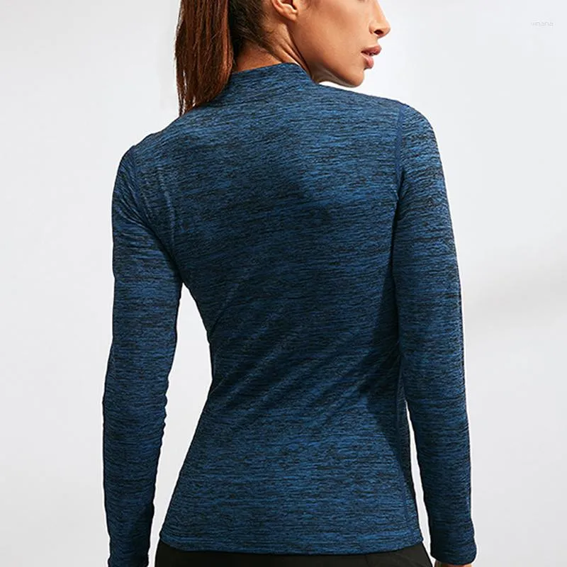 Womens Thermal Active Sport Shirt Long Sleeve Long Sleeve Yoga