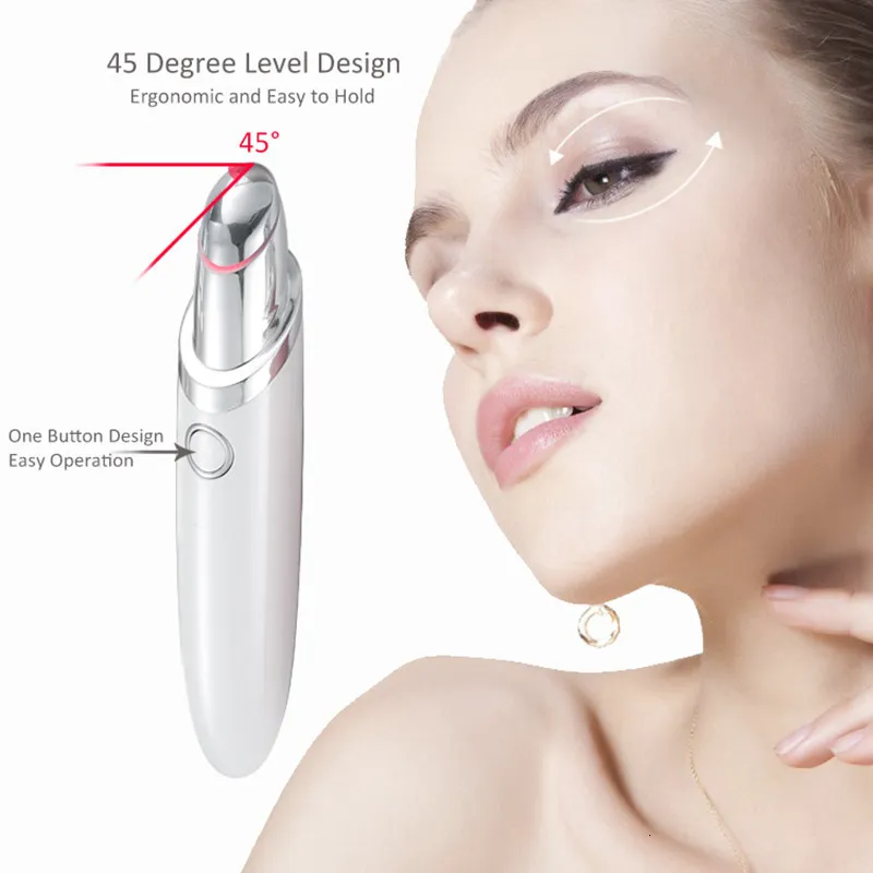 Face Massager Multifunction Anti wrinkle Device Therapy Tool Private Label Therapeutic Electric Heat Eye Pen 230815