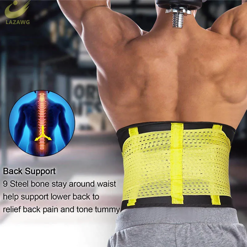 Waist Tummy Shaper LAZAWG Mens Slimming Belt Waist Trainer Trimmer Body  Shaper Control Belly Corset Fitness Workout Weight Loss Cincher 230815 From  8,01 €