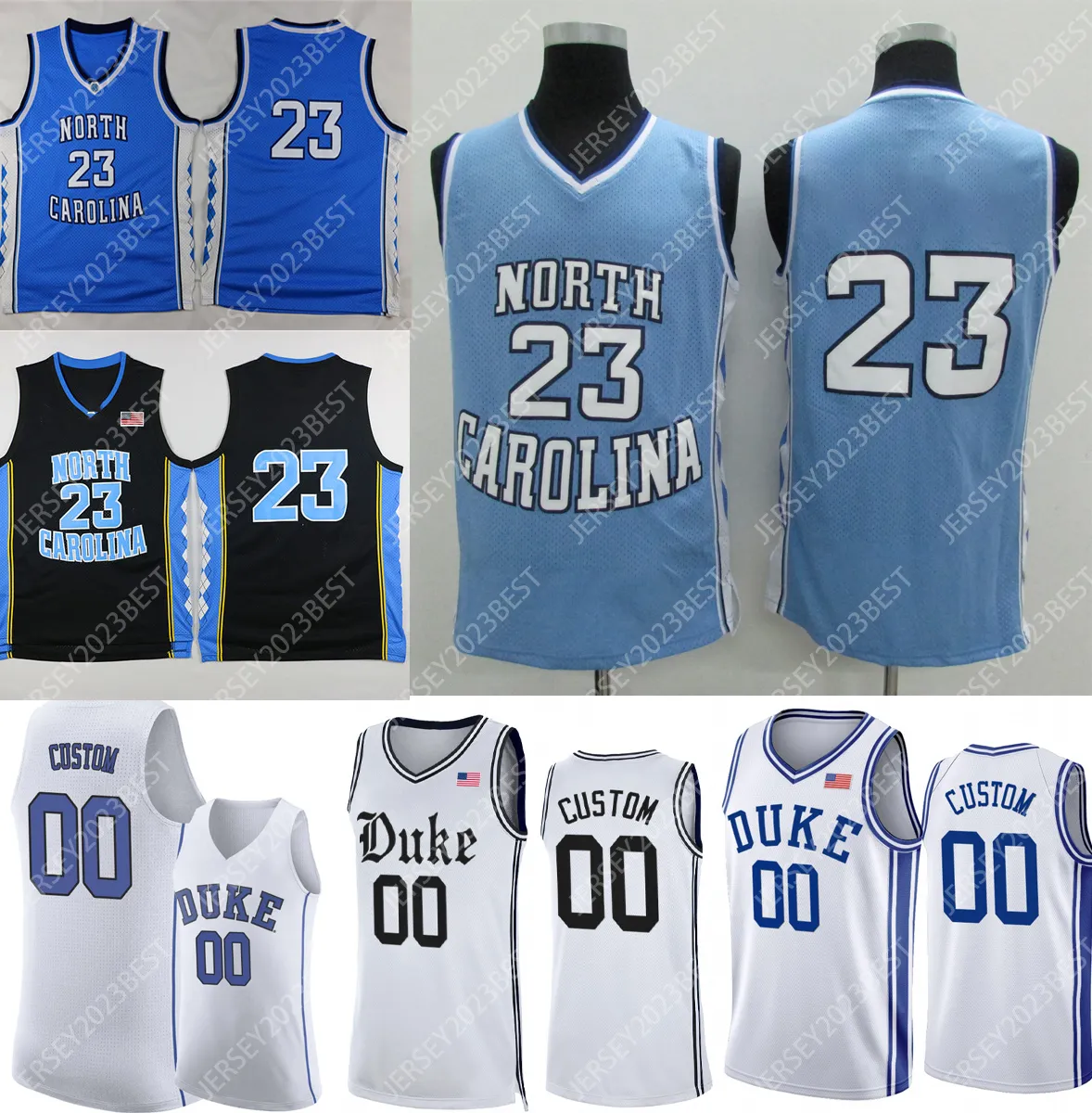 Michael Carolina 23 Stan North NCAA Blue Devils College Basketball Jerseys Irving Hardaway Curry Mark Mitchell Tyrese Proctor Men Women 98459 10621 59782