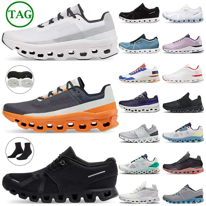 Designer Cloud Shoes Womens Cloudnova Cloudmonster Mens Treners Triple Blay Rock Rust Blue Red Green Sports Sneakers