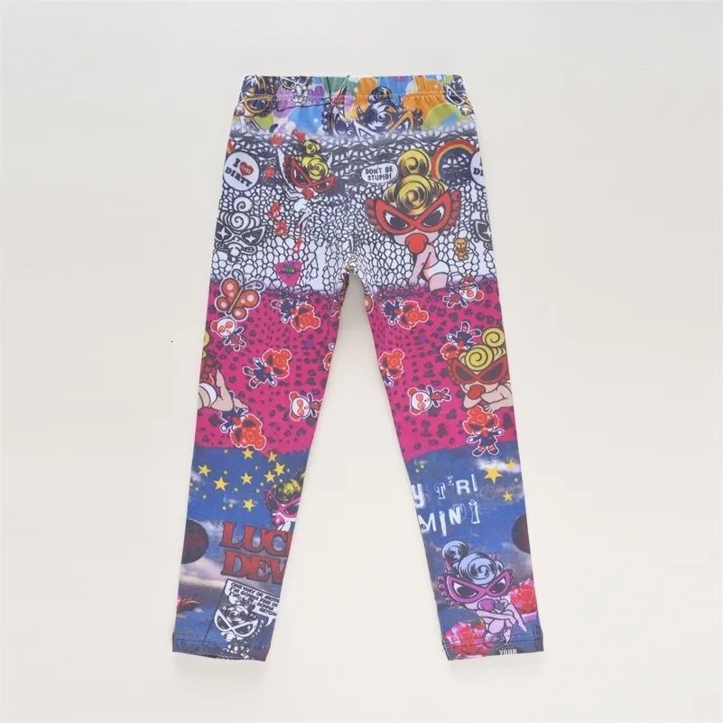 Pantaloni per bambini pantaloni per bambini primavera ed estate in stile giapponese marca cartone animato leggings colorato 230815