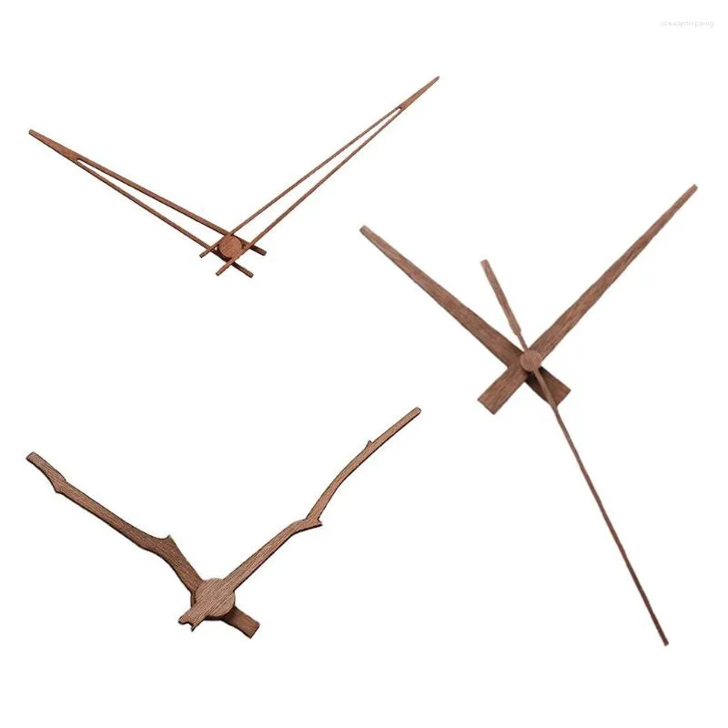 Relojes de pared Reemplazo de mano de madera Manos de reloj Puntos de agujas para accesorios de bricolaje kits