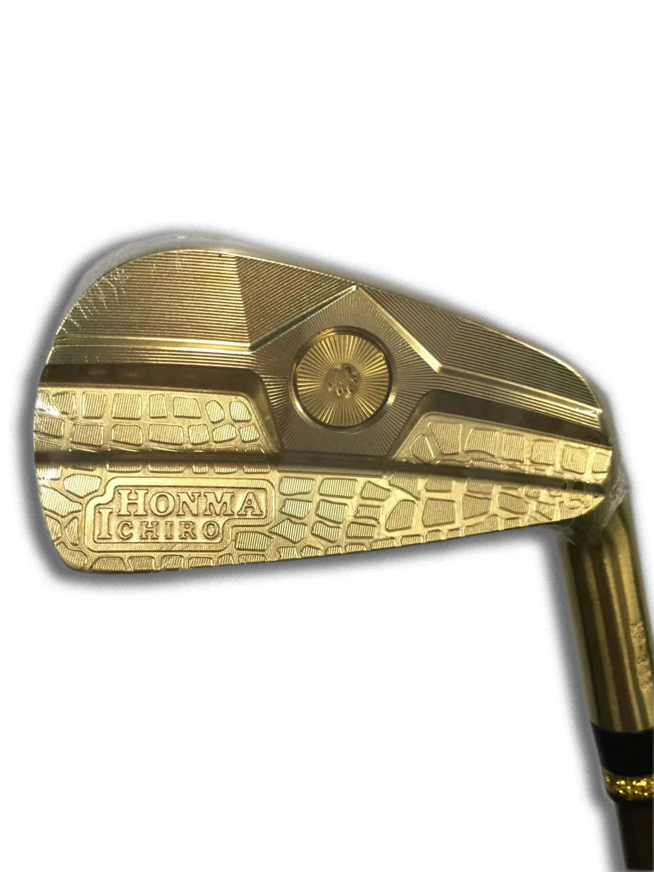 Новые гольф Irons Ichiro Honma Hollow Golden Golf Irons Golden 7pcs 456789psteel или Graphite Golfclubs