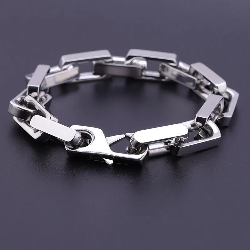 High quality titanium steel bracelet, luxury designer, best-selling stainless steel personalized hip-hop color bracelet, men's and women's birthday boutique gift