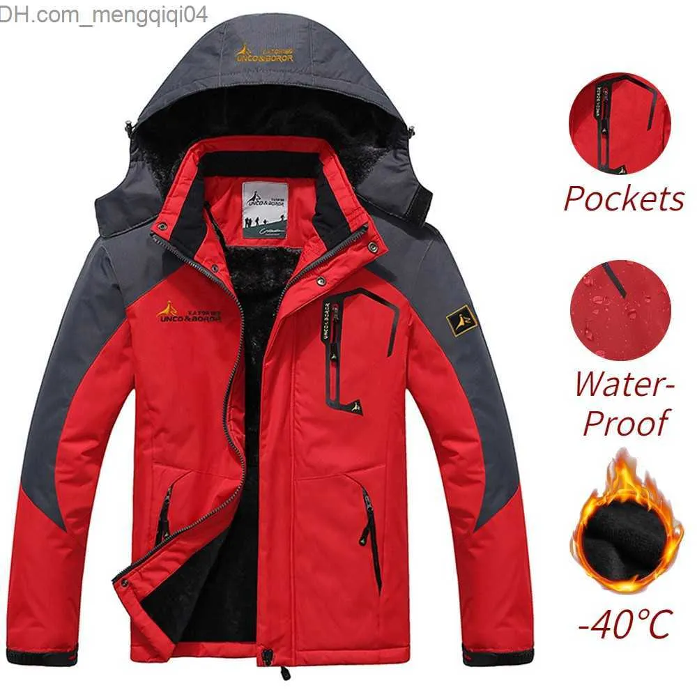 Herenjacks Winter Parka heren winddicht plus dikke winddichte bontjas heren militair anorak jas winterjas z230816