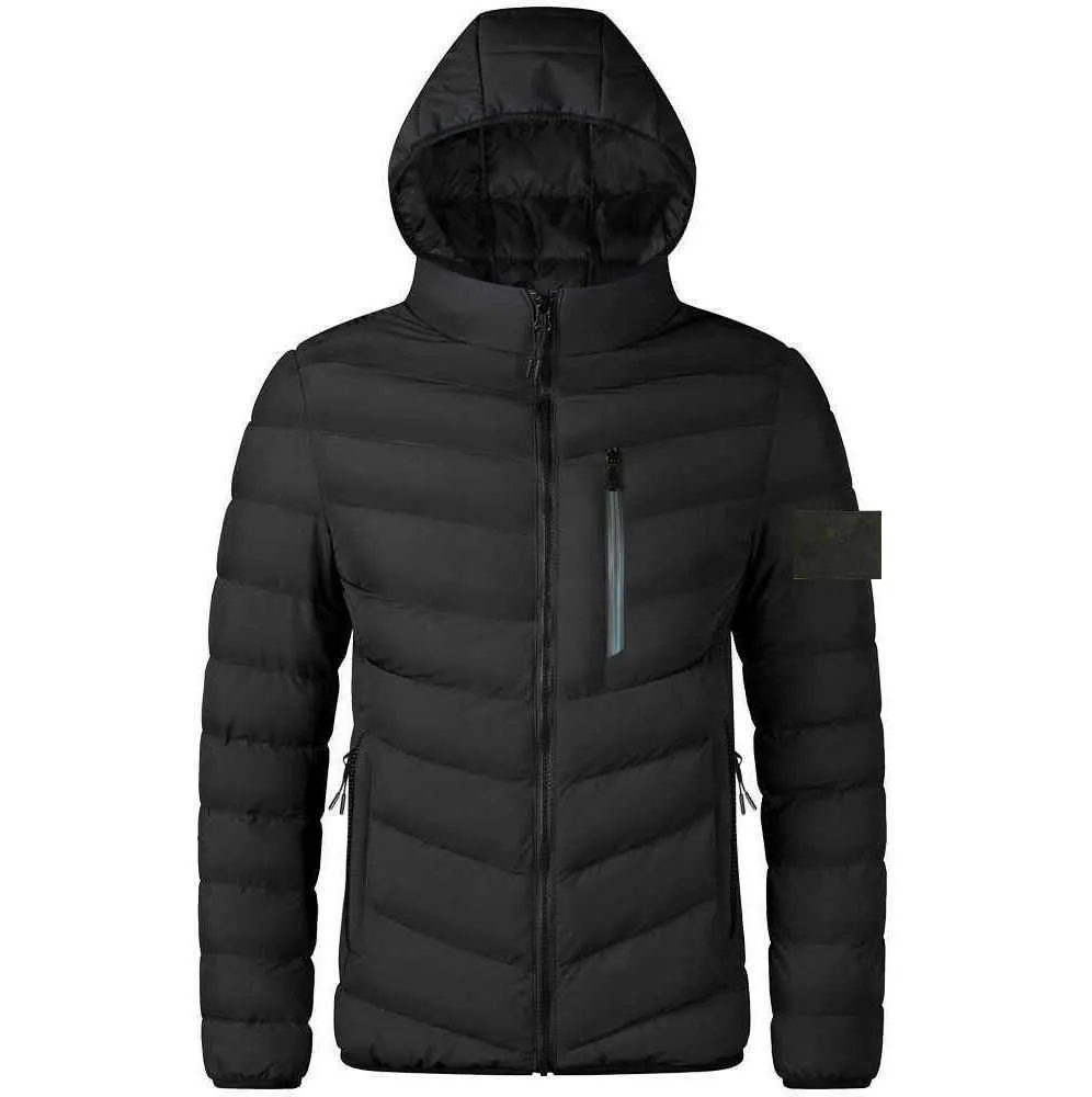 Pedra jaqueta ilha marca designer inverno masculino para baixo parka qualidade superior clássico para baixo com capuz feminino pena espessado à prova de vento pedras ilha jaqueta