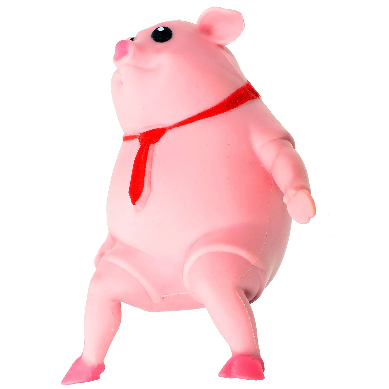 Juguete Anti-estrés De Cerdo Rosa | Squeeze Toy Sensorial De Goma Para Niños Y Adultos - Alivio De Tensión