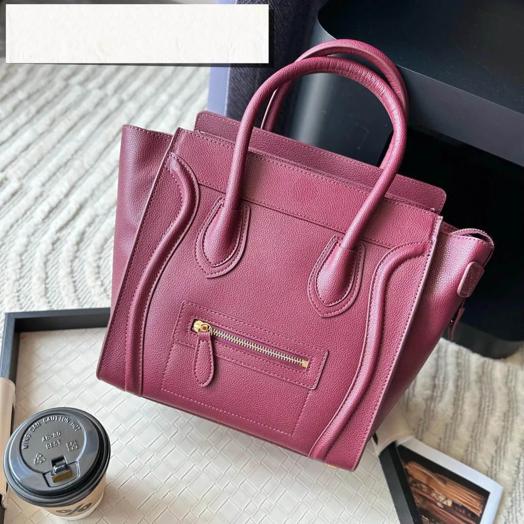 Smiling Face Tote Bag Luxury Designer Handbag For Women Stylish