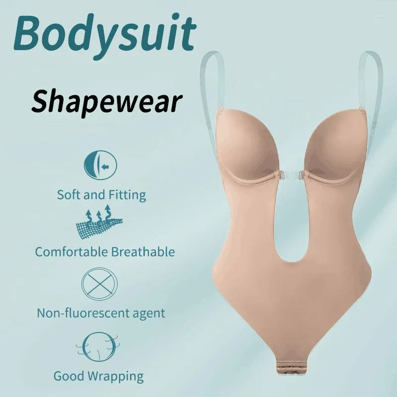 Sexy Deep V Womens Shapewear Convertible Bra Thong Shape, Backless,  Invisible Push Up, Slimming Corset Shapewear Bodysuit Underwear From  Weilad, $7.92