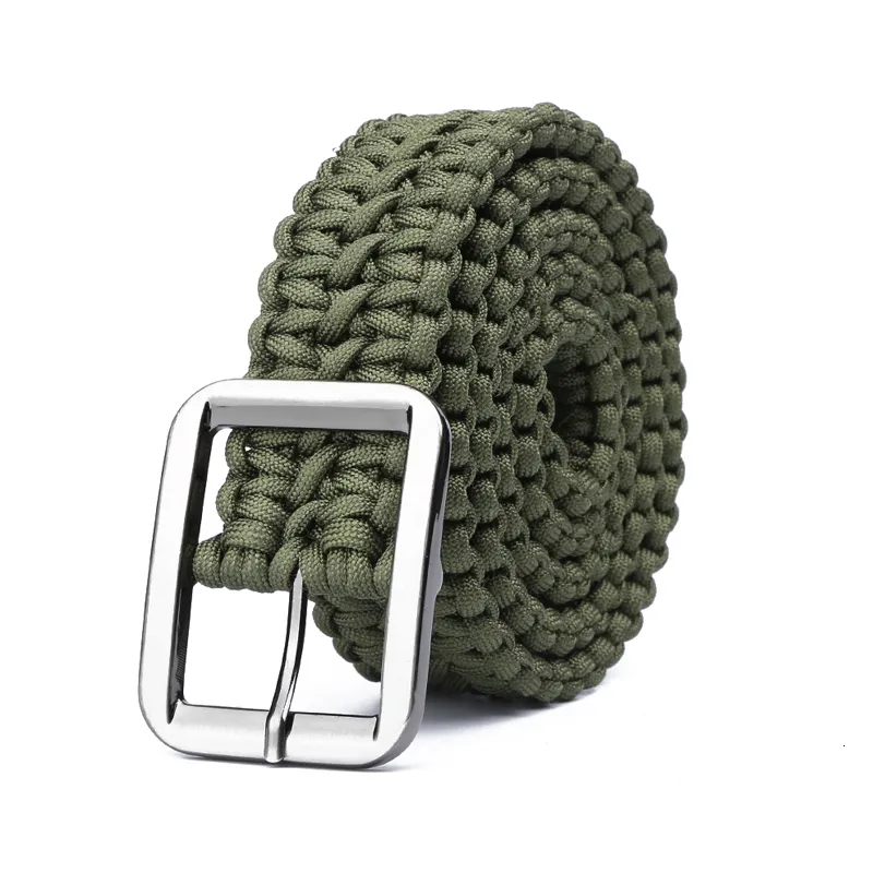 Gadgets ao ar livre Paracord 550 Cinturão de sobrevivência corda à mão fabricada em pulseira militar tática Equipamento de caminhada de acampamento 230815