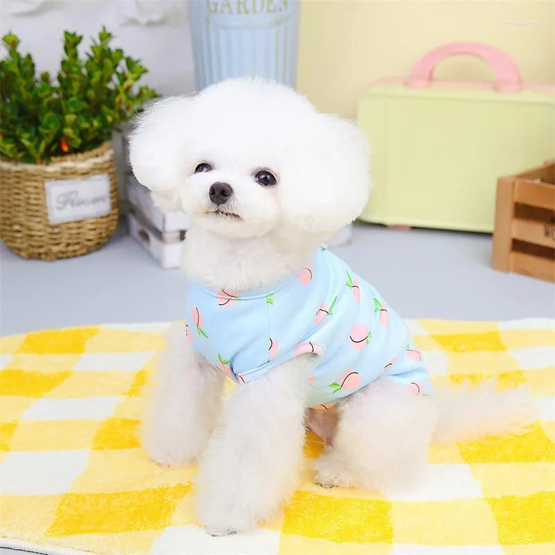 Dog Apparel Vest pijamas de pijamas roupas de verão Puppy Poodle Chihuahua Yorkshire Shih Tzu Bichon Schnauzer Pet Clothing Costume