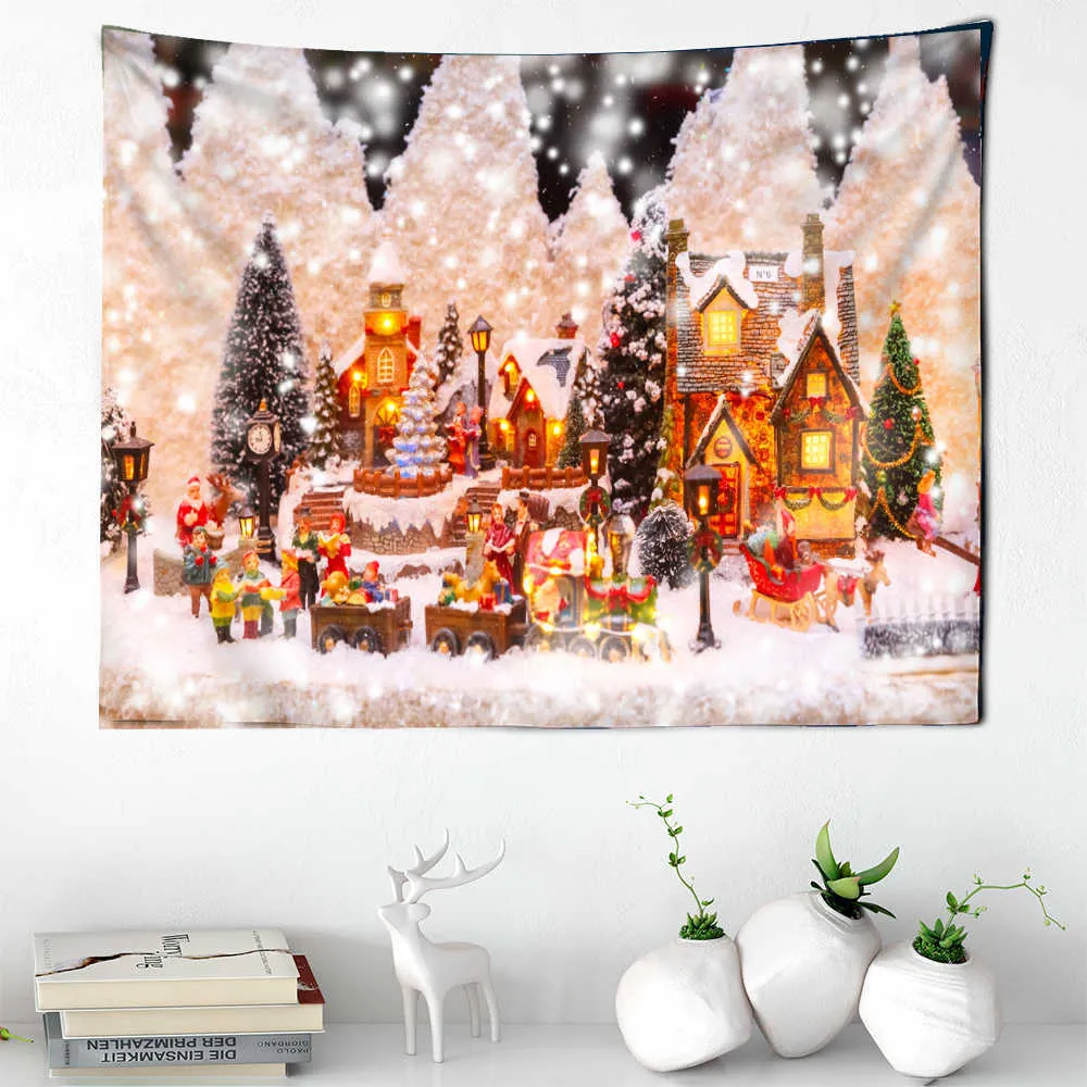 Tapestries Christmas Decoration Supplies Sense Sense Table Blant