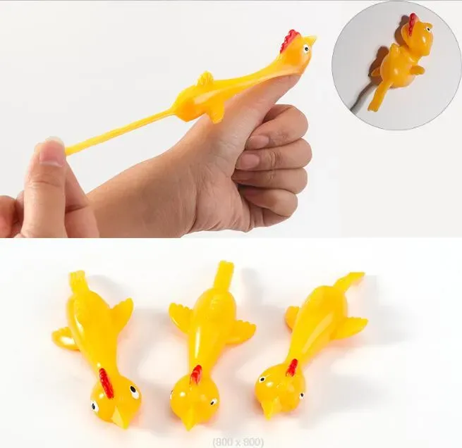 Leisure Sports Darts Toys Toys -Slingshot Sticky Mini Slingshot Chicken Flingers игра резиновые животные эластичные летающие животные