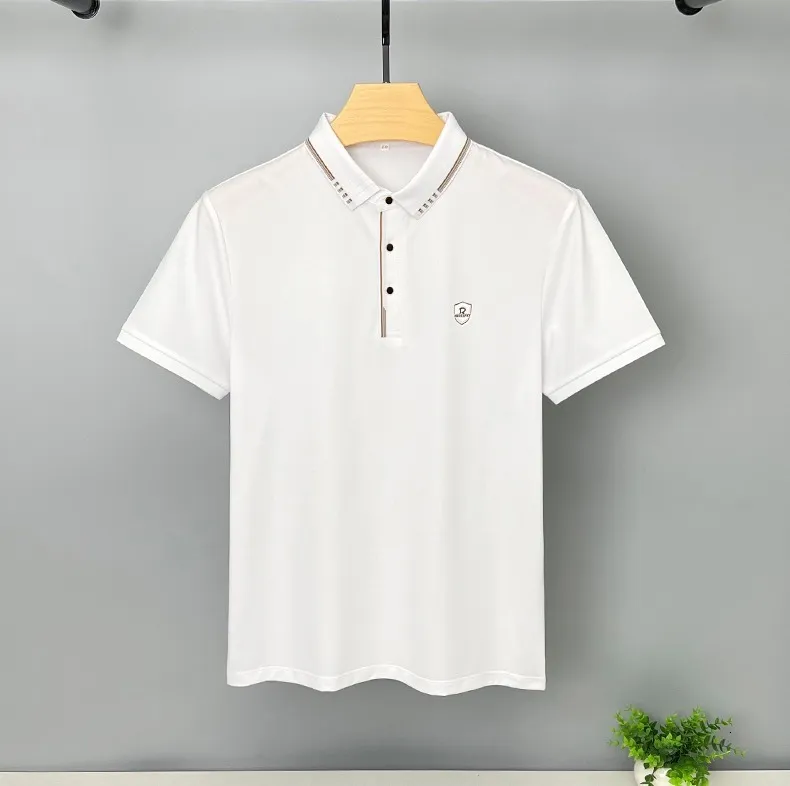 High End Embroidered Knit Polos Shirt Summer Fashion, Mercerized Cotton ...