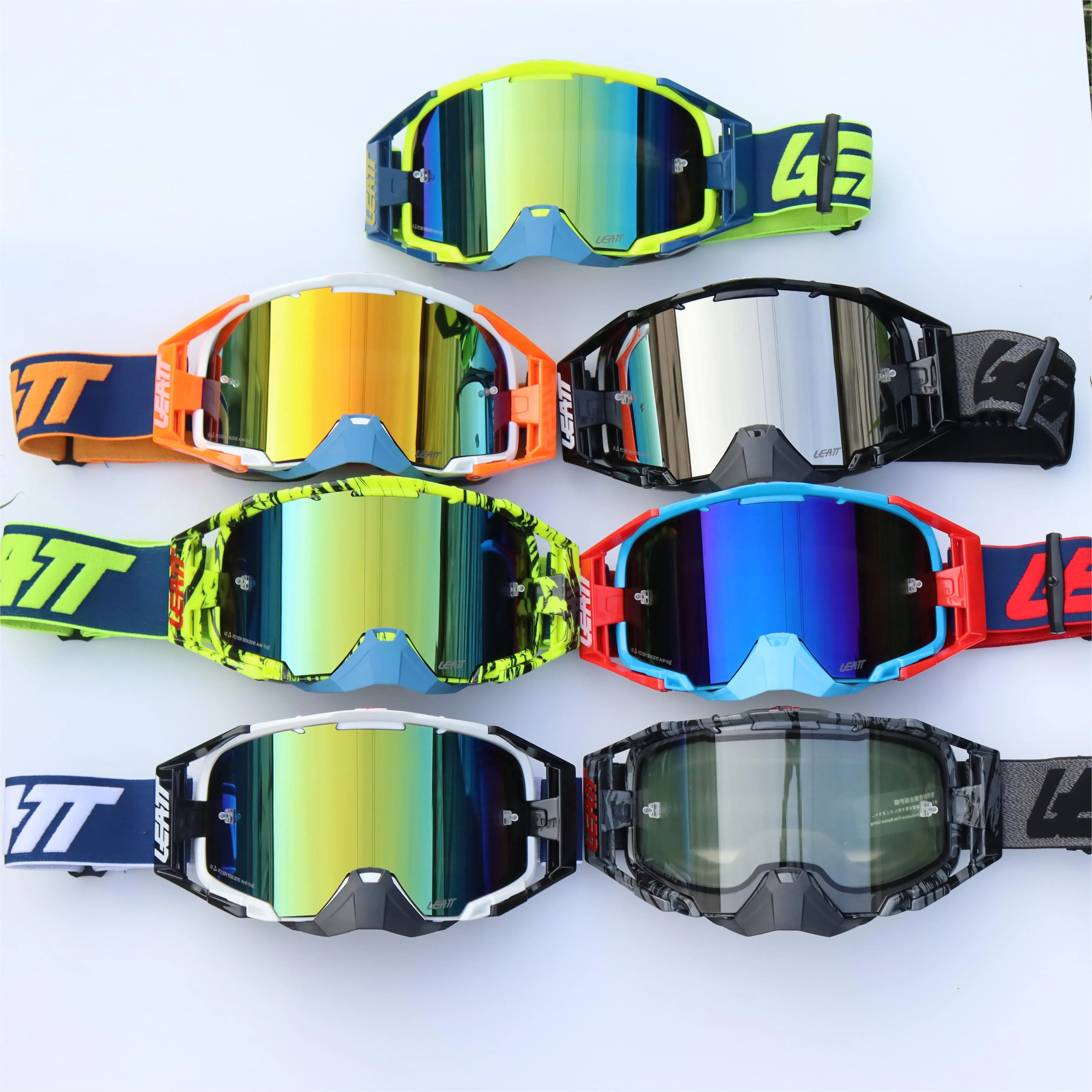 Leatt 6.5 Ski Goggles Açık Gözlük Motosiklet Gözlük Gözlük Kask MX Kar Sporları Cam Scooter Googles Maske Bisiklet