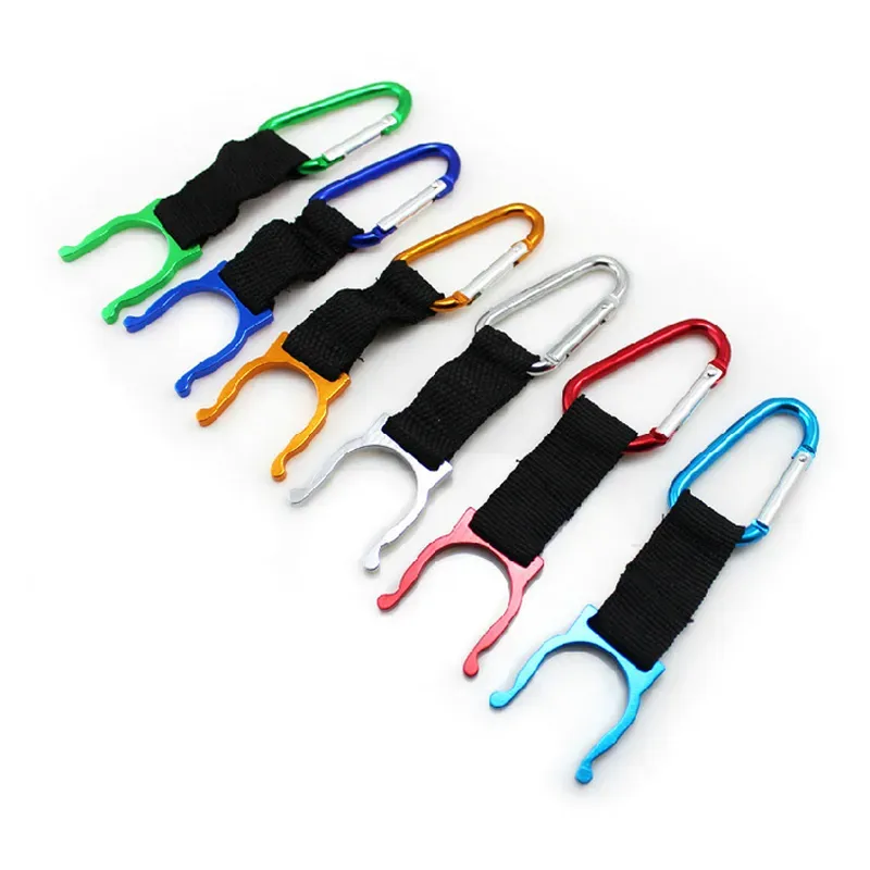 Verriegelung Carabiner Wasserflasche Schnalle Hakenhalter Clip Camping Outdoor Snap Hook Clipon Aluminiumlegierung Clicp Onzz