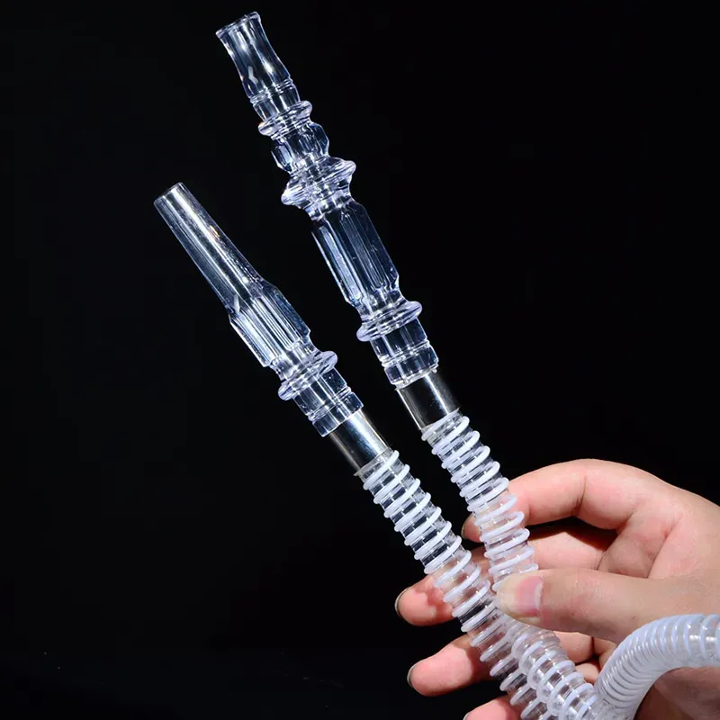 Acrylic Shisha hookah Hose Smoking Transparent Clear Silicone Sheesha Tube 1.7m Shisha Narghile Accessories Portable