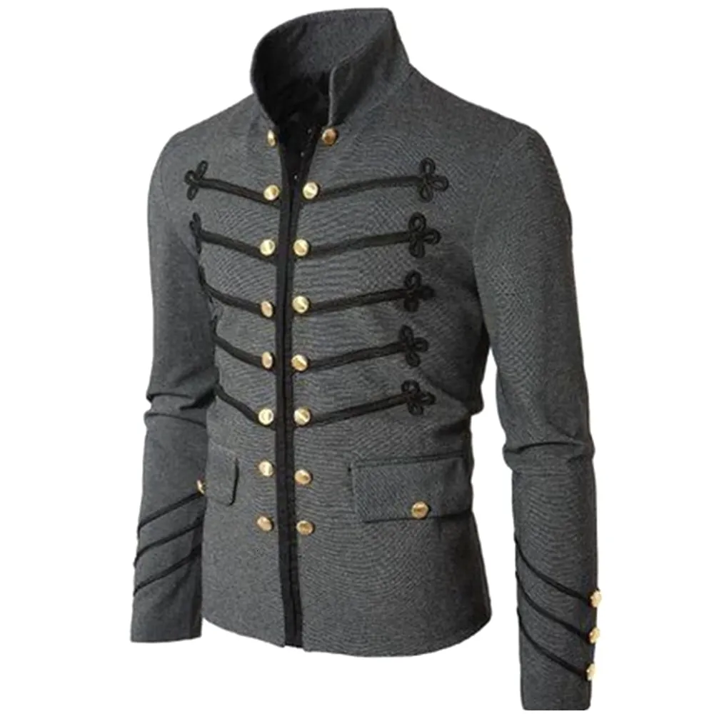 Mens steampunk military jacket best sale
