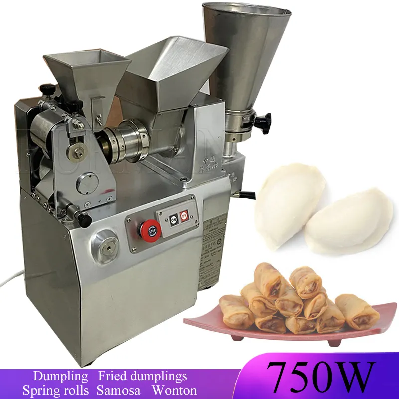 ELECTRIC 220V 110V Automatic Samosa Fazendo Ravioli Spring Roll Fabricante Máquina de Dumpling