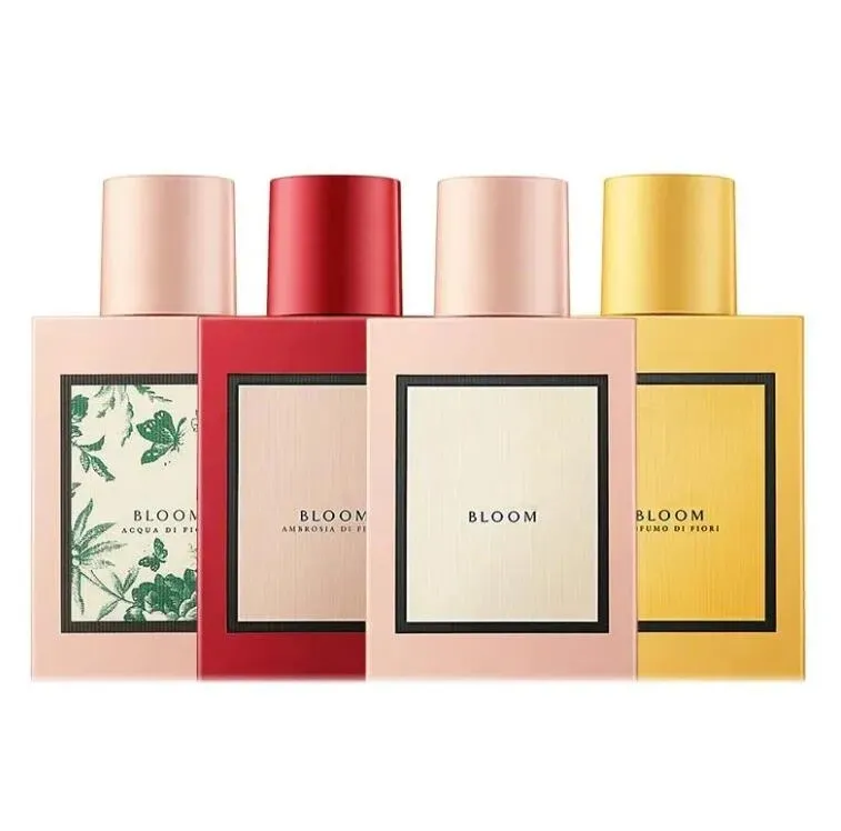 słynna marka Bloom Perfume 100 ml Kobiet Zapach Eau de Parfum Długowy zapach kwiatowy kwiat Edp Lady Girl Kolonia Spray