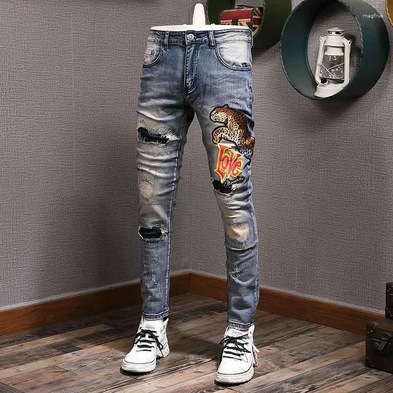 Jeans Streetwear Fashion Men Fashi