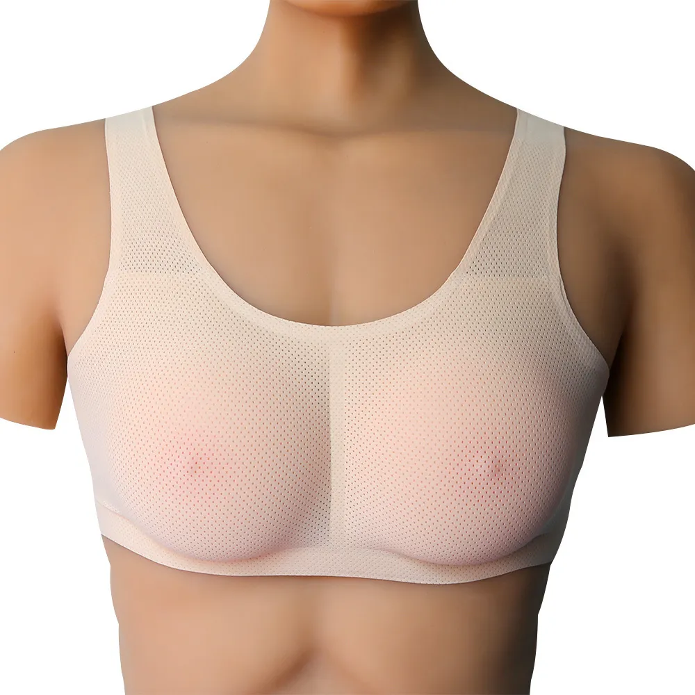 Breast Form Crossdresser Underwear Set Classic Round Silicone Boobs With  One Pieces Yoga Bra Drag Queen Sissy Shemale Cosplay Fake Breasts 230815  From 40,39 €