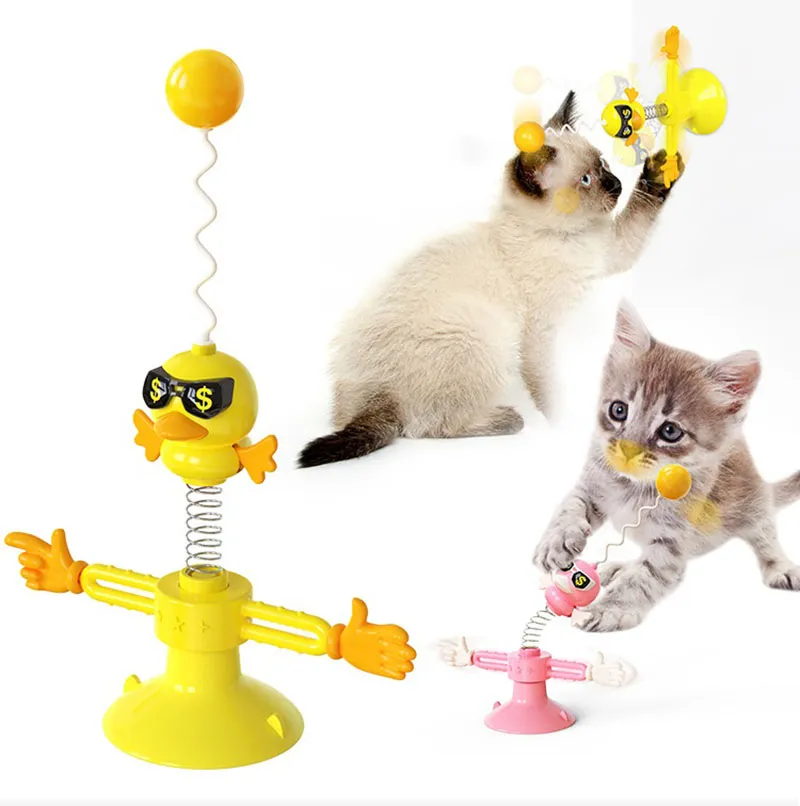 Cat Teaser Springer Cat Carousel Toy Ball Pet Supplies