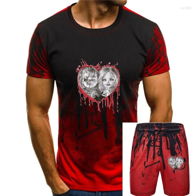 Men's Tracksuits Chucky T Shirt Men High Quality Cool Streetwear T-shirt Casual Horror Tshirt Print O-Neck Male Clothing