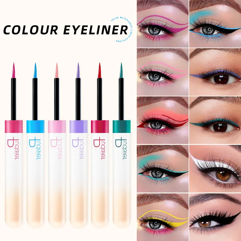 Adimanis gekleurde eyeliners penset, kleur eyeliner potloden eye liners voor vrouwen, oogschaduwpotlood, professionele oogmake -up set met Halloween cosplay make -up