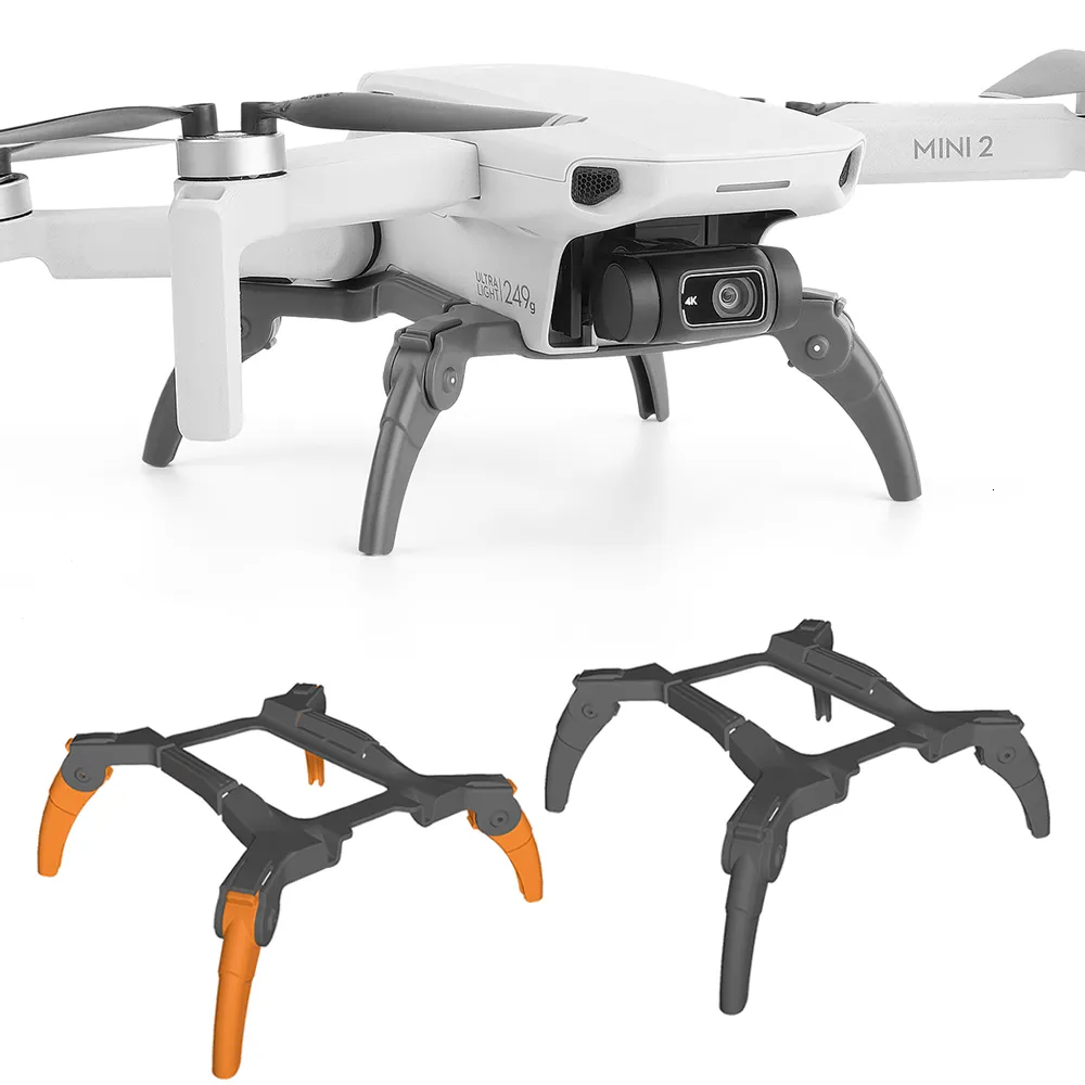 Accessori per sacchetti per fotocamera ShockAbsorption Lanciatura delle gambe pieghevoli Supporto protettivo per DJI Mini 2 Drone 230816