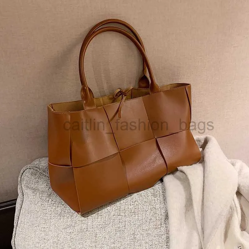 TOTES 2023 럭셔리 디자이너 PU 가죽 핸드백 여성 대형 Caitlin_fashion_bags