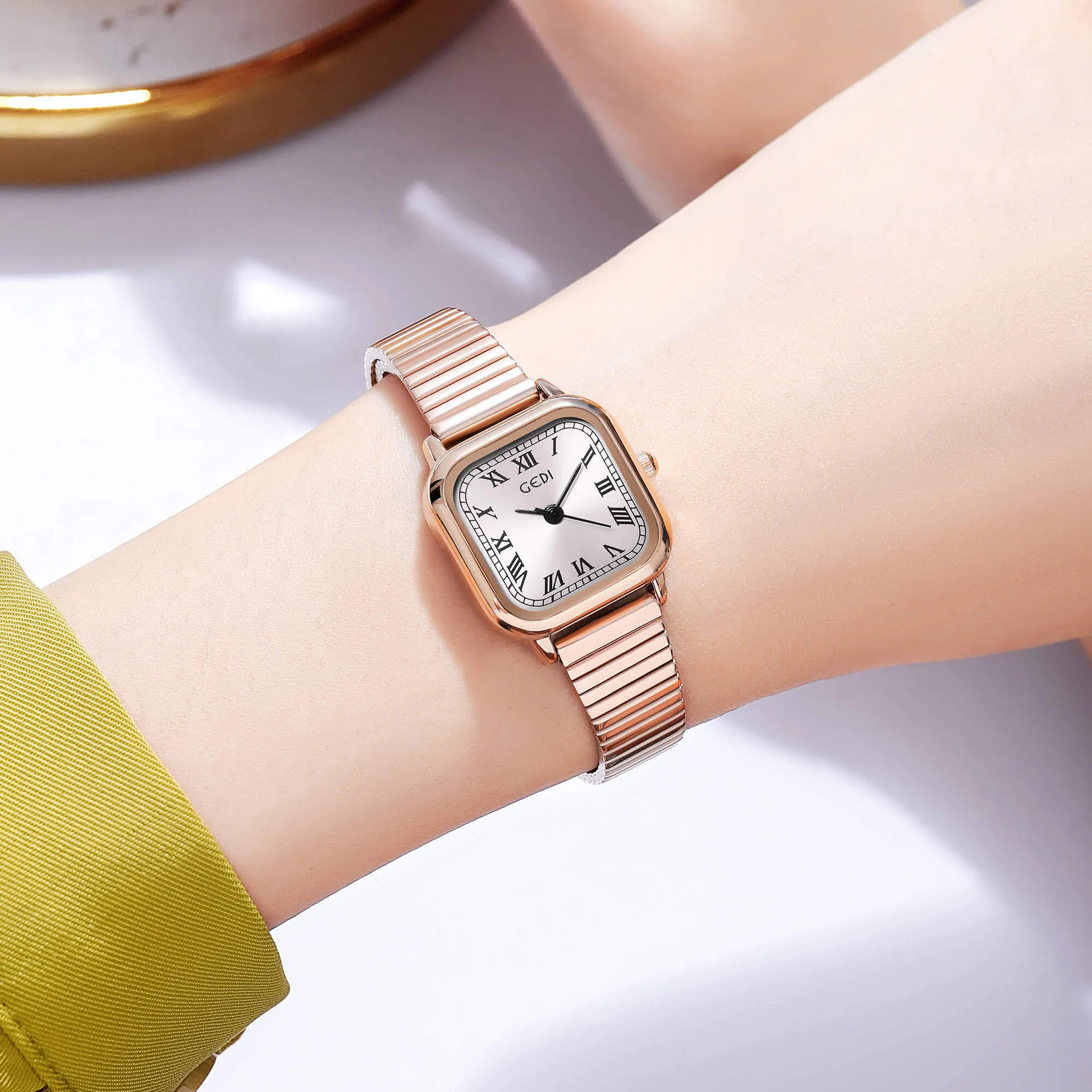 Montre femme montres de haute qualité luxe Quartz-batterie décontracté Antique montre étanche
