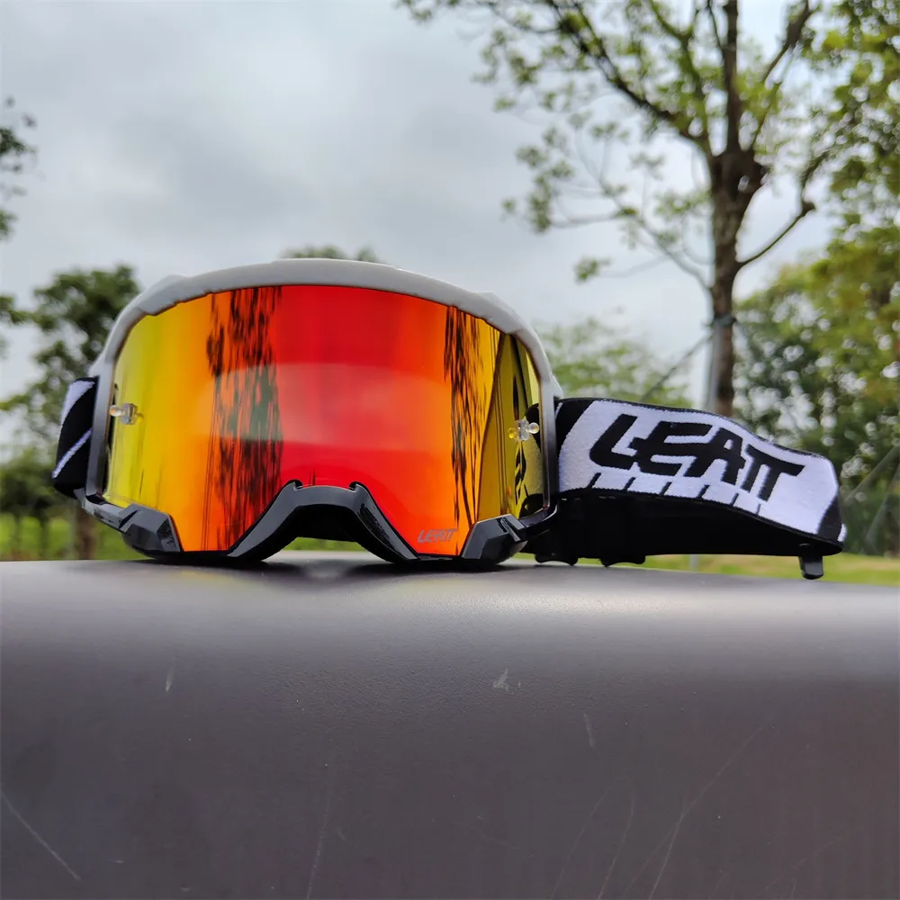 Leatt 4.5 Anti Fog Outdoor Eyewear Motorcykelglasögon Goggles Hjälm MX Moto Dirt Bike ATV Outdoor Sports Glass Scooter Googles Mask Cykling