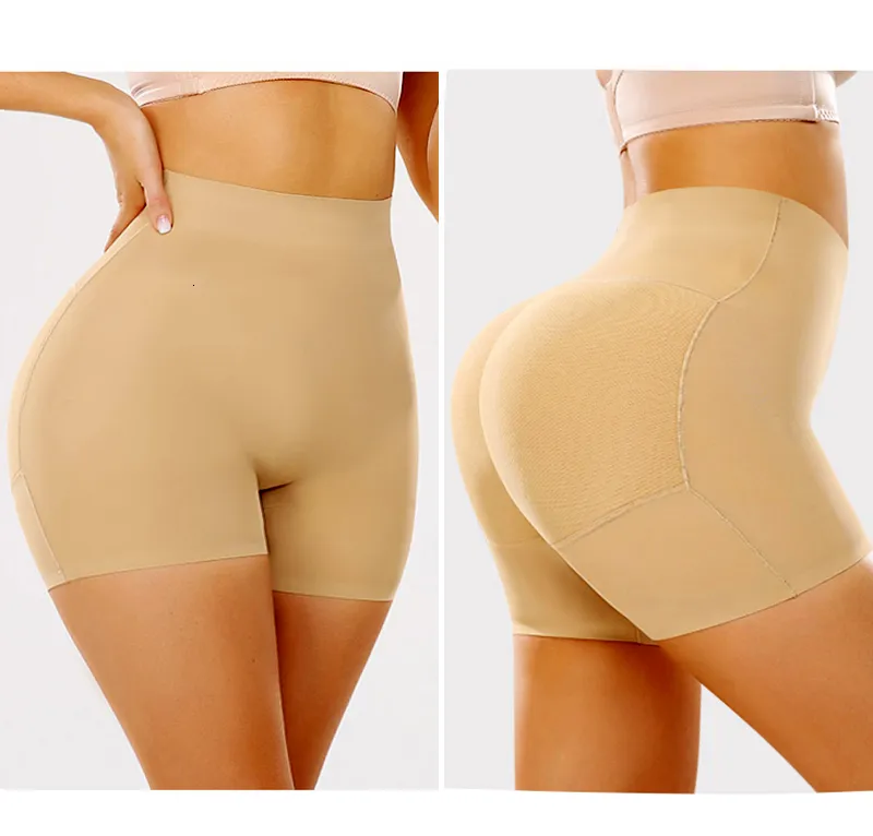 Women's High Waist Trainer Body Shaper Butt Lift Shapewear Women's Hip Pads  Sexy Slimming Pants Butt Enhancer Fake Ass