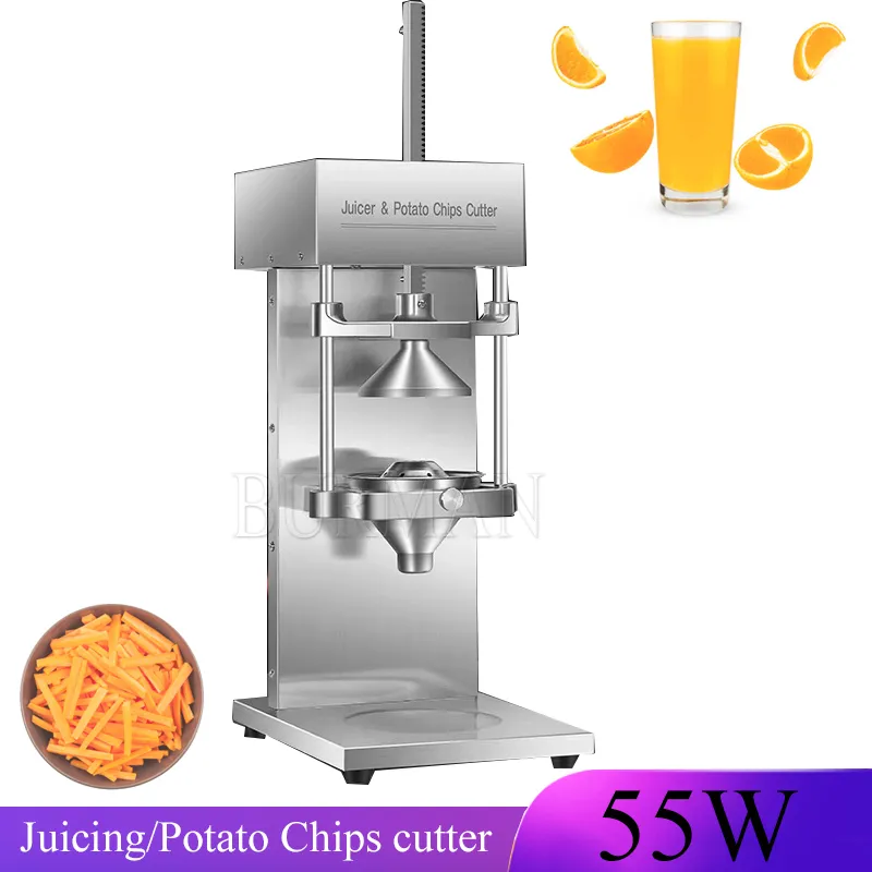 Elektrisk juicer Commercial Fruit Squeezer Press Potato Cutting Machine