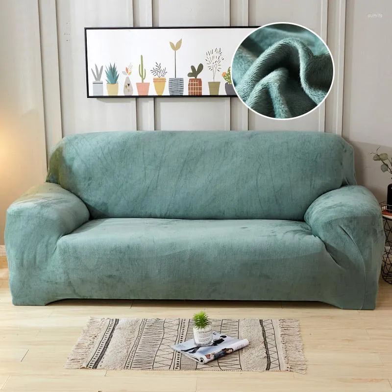 Coperture per sedie divano in velluto di divano a quadri elastico per bordo per soggiorno Cover di divano di diva
