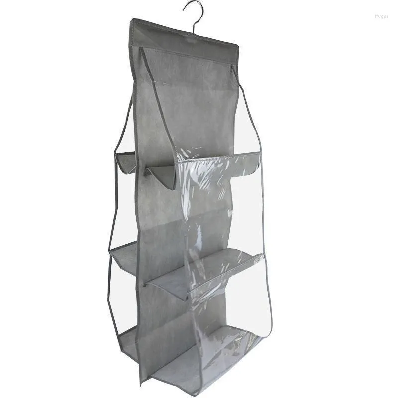 Storage Bags Handbag Hanging Organizer Wardrobe Six-dimensional Bag For Closet