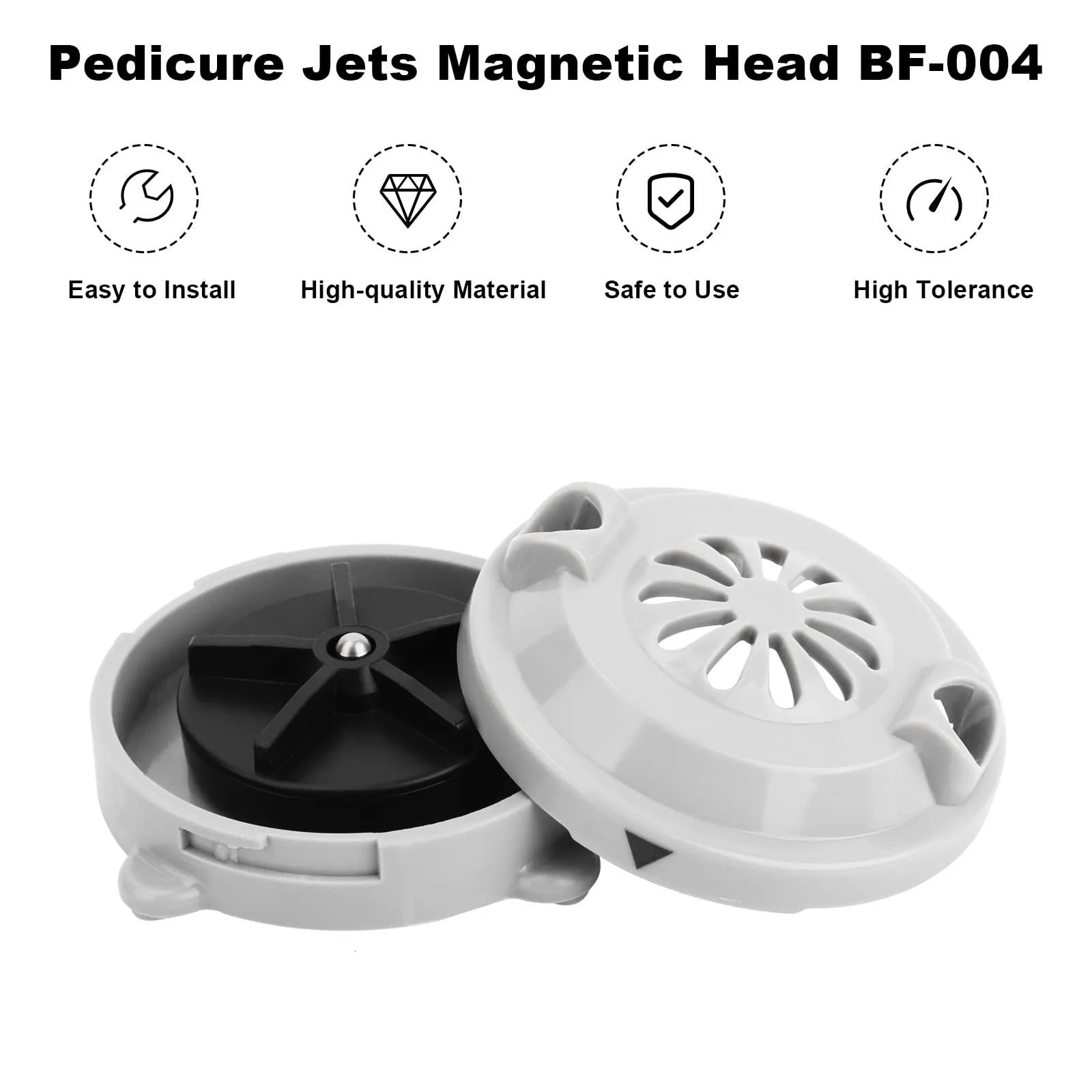 Fotbehandlingsersättning Luraco Magnetic Jet Head BF-004 Passar Pedicure | Spa Massagestol | Badkar spa stolar tillbehör. 230815