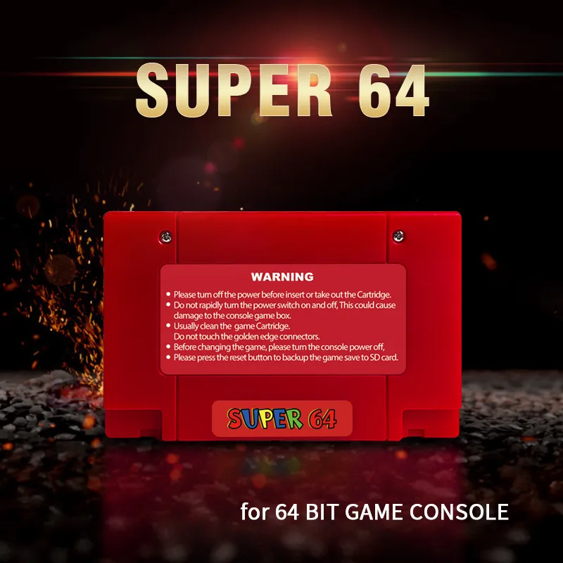 Super 64 retro game sales card 340 in 1