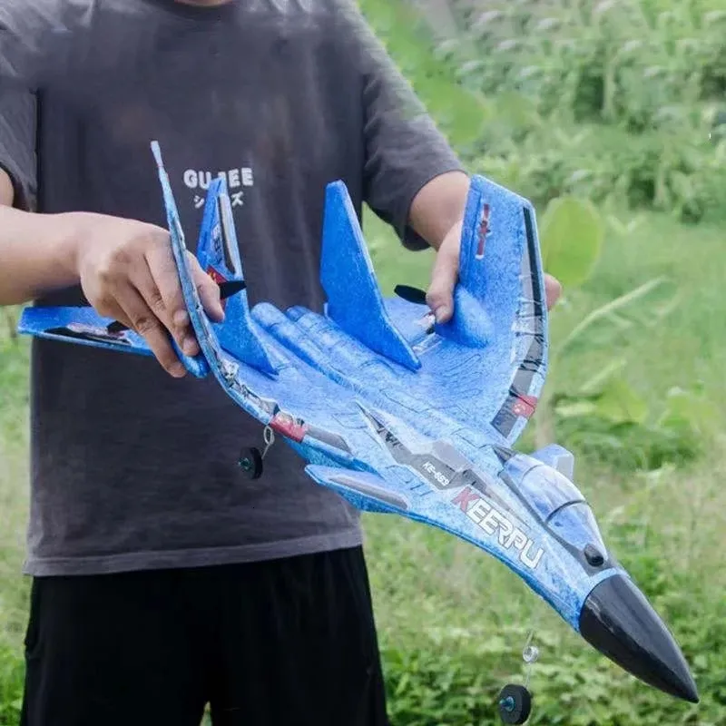 Aircraft Modle SU 35 Glider RC Plane Wingspan RC Remote Radio Control Drones Airplanes RTF UAV Xmas Children Gift Assembled Flying Model Toys 230816