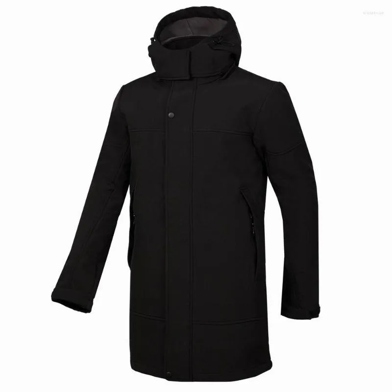 Men's Jackets Mens Outdoor Windbreaker Waterproof Softshell X-Long Jacket With Good Qality Asian Size S-XXL 1803