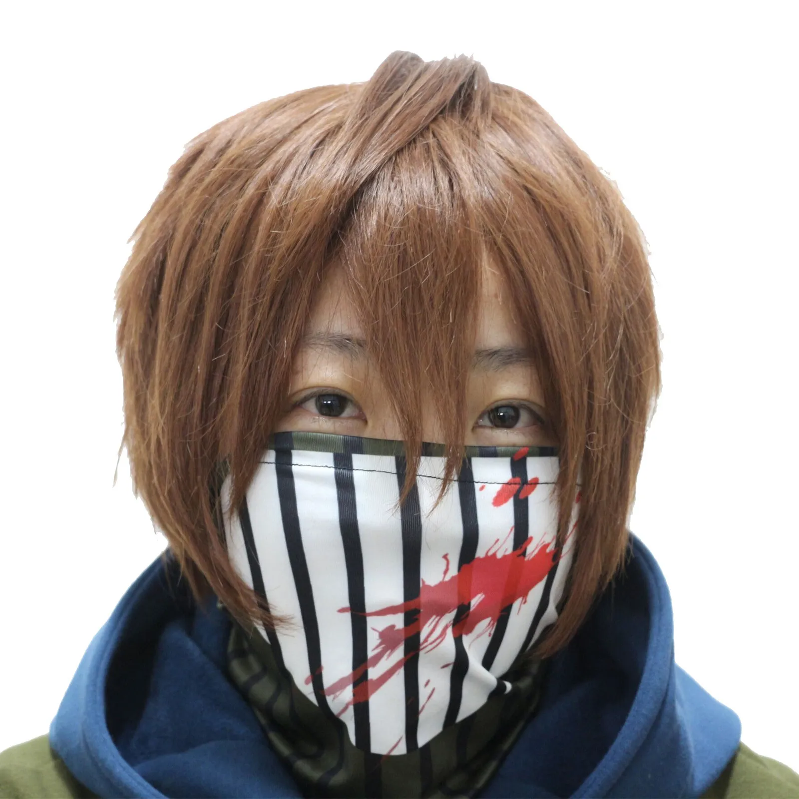 Ticci Toby Mask CreepyPasta Halloween Costume, Elastic Horror Mask, Scary Party Cosplay Accessory Perfect for Halloween Conventions!